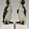 Art Deco Great Auk Penguin Bookends