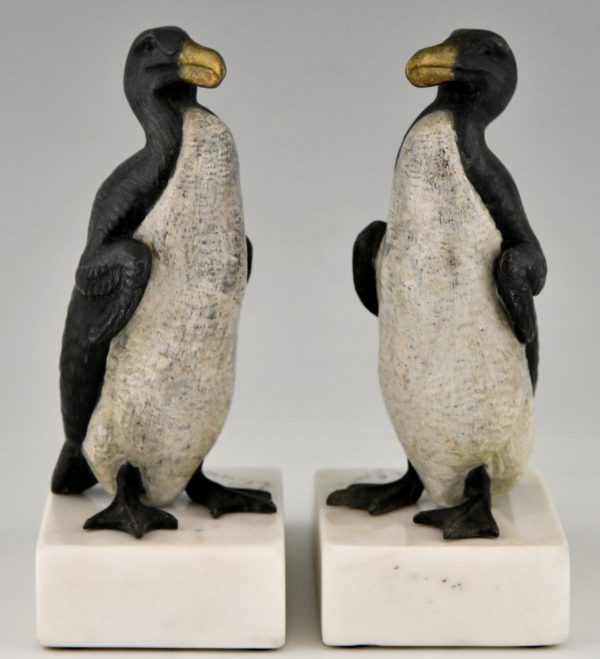 Art Deco Great Auk Penguin Bookends