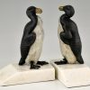 Art Deco Great Auk Penguin Bookends