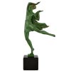 Art Deco sculpture of a dancer  Allégresse