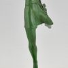 Art Deco sculpture of a dancer  Allégresse