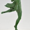 Art Deco sculpture of a dancer  Allégresse