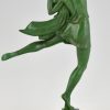 Art Deco sculpture of a dancer  Allégresse