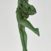 Art Deco sculpture of a dancer  Allégresse