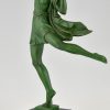 Art Deco sculpture of a dancer  Allégresse