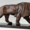 Sculpture style Art Deco lion marchant