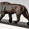 Sculpture style Art Deco lion marchant