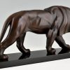 Sculpture style Art Deco lion marchant