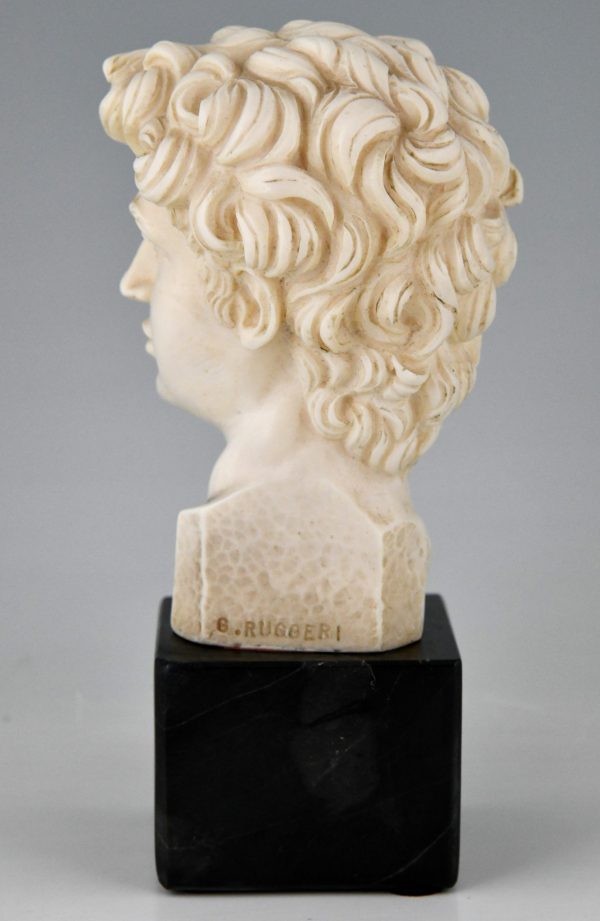 Klassieke Romeinse beeldhouwkunst buste David