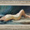 Art Deco painting of a reclining nude.