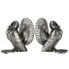 Art Deco silvered bronze dove bookends.