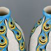 Pair of Art Deco ceramic vases