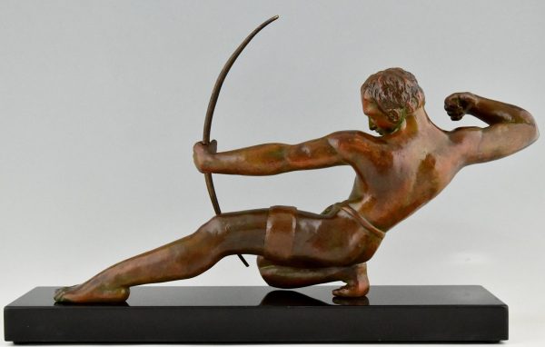 Art Deco Skulptur eines Bogenschützen