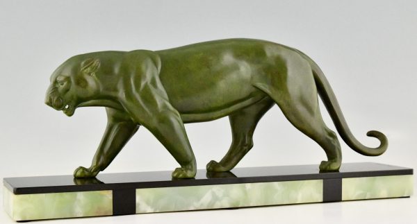 Art Deco sculpture panther Rochard