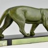 Art Deco sculpture of a panther