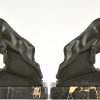 Art Deco Ibex or ram bookends