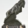 Art Deco Ibex or ram bookends