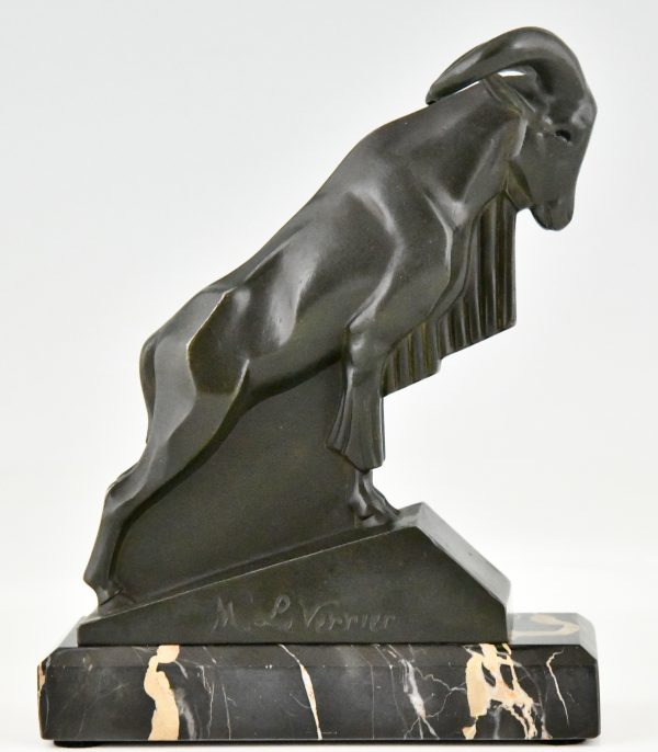 Art Deco Ibex or ram bookends