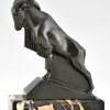 Art Deco Ibex or ram bookends