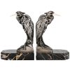 Art Deco bronze heron bookends Manin