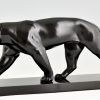 Art deco sculpture panther Max Le Verrier