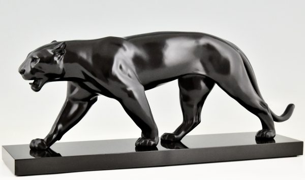 Art deco sculpture panther Max Le Verrier