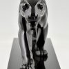 Art Deco sculpture of a panther Baghera