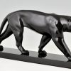 Art Deco sculpture of a panther Baghera