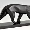 Art Deco Skulptur Panther Baghera