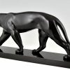 Art Deco sculpture of a panther Baghera