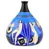 Art Deco vase baigneuses Longwy