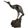 Art Deco bronze heron Fiot - 1