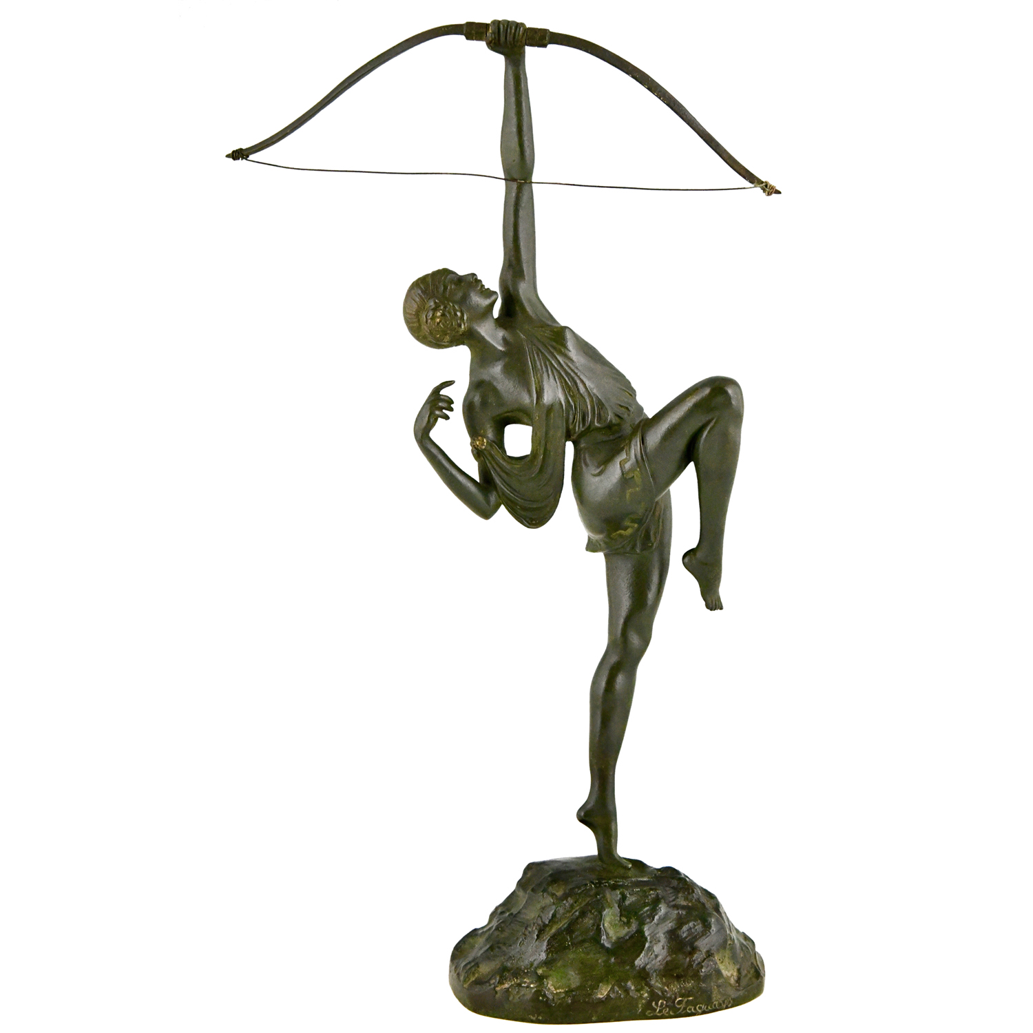 Diana Le Faguays bronze sculpture - 1