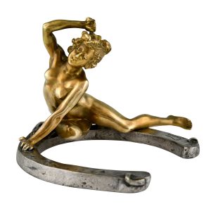 Recipon Art Nouveau bronze nude
