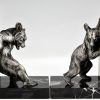 Art Deco bronze bear bookends.