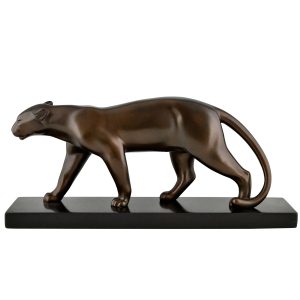 Art Deco bronze panther Braquemond - 1