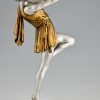 Art Deco Lampe Tänzerin mit Ball