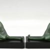 Art Deco bookends seated panthers.