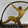 Art Deco Skulptur atletische Mann L’age du bronze