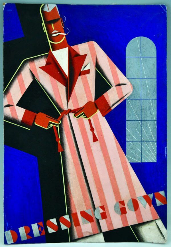 Dressing gown Art Deco