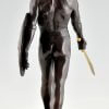 Art Deco Skulptur Gladiator mit Helm, Schwert und Schild