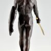 Art Deco sculpture Gladiator with helmet, sword and shield