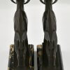 Art Deco Ibex or ram bookends