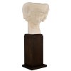 Art Deco ceramic bust faun Foucault - 2