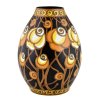 Art Deco ceramic vase Catteau