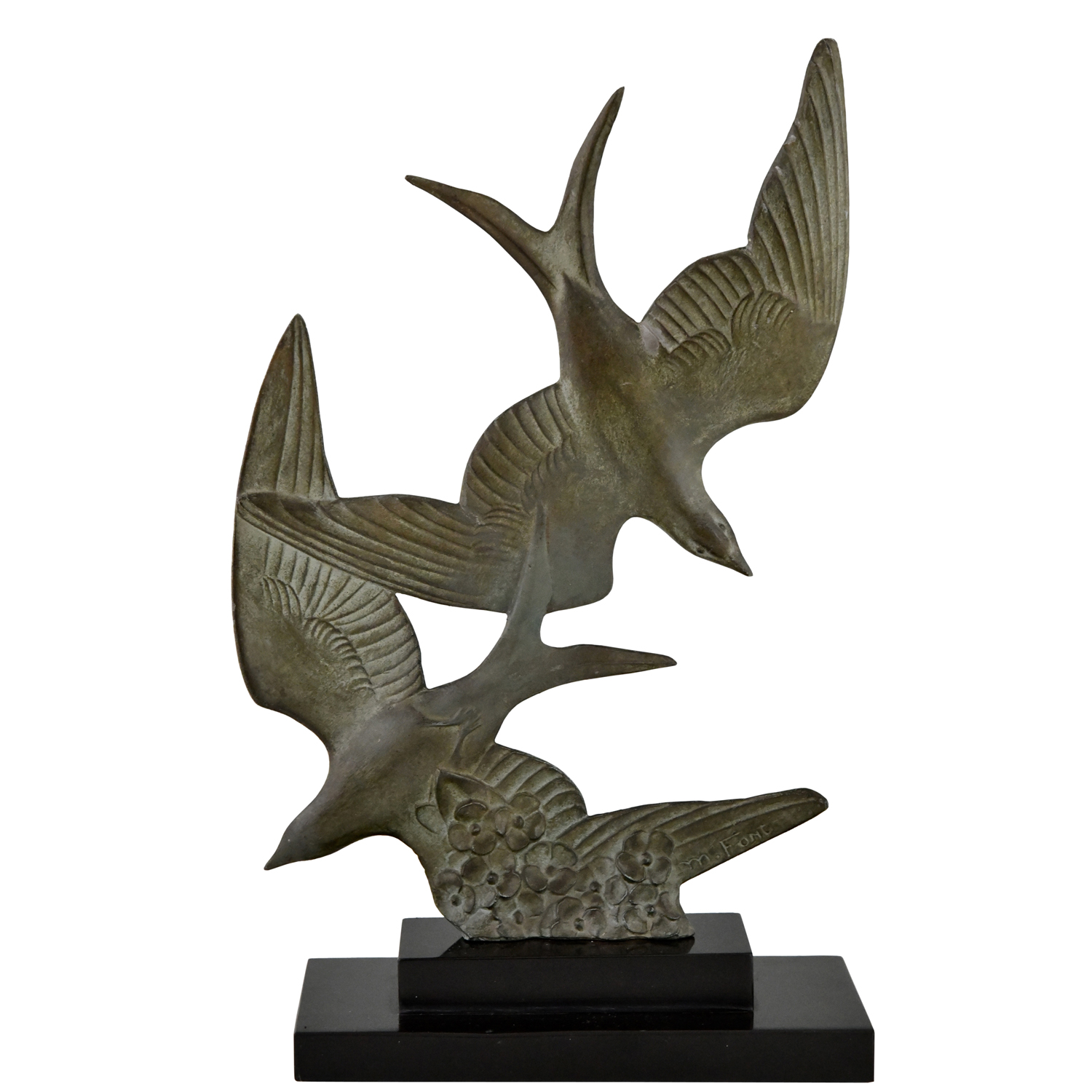 Art Deco bird sculpture M. Font