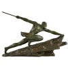 Art Deco bronze sculpture athlete Le Faguays - 1