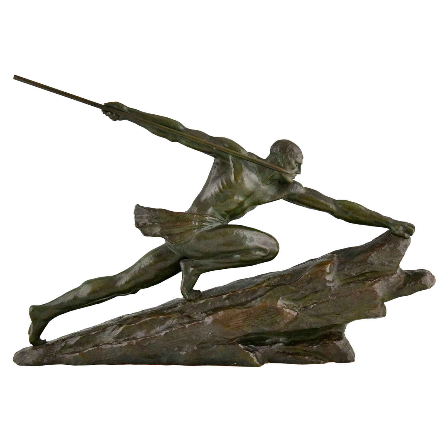 Art Deco bronze sculpture athlete Le Faguays - 1