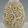Vase Art Déco en céramique à décor de danseuses nues