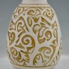 Art Deco ceramic vase with nudes